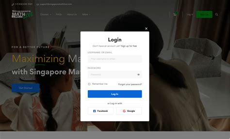 singapore math live login